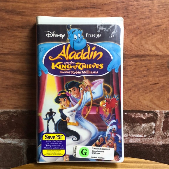 VHS Disney Aladdin and the king of thieves - Picture 1 of 3